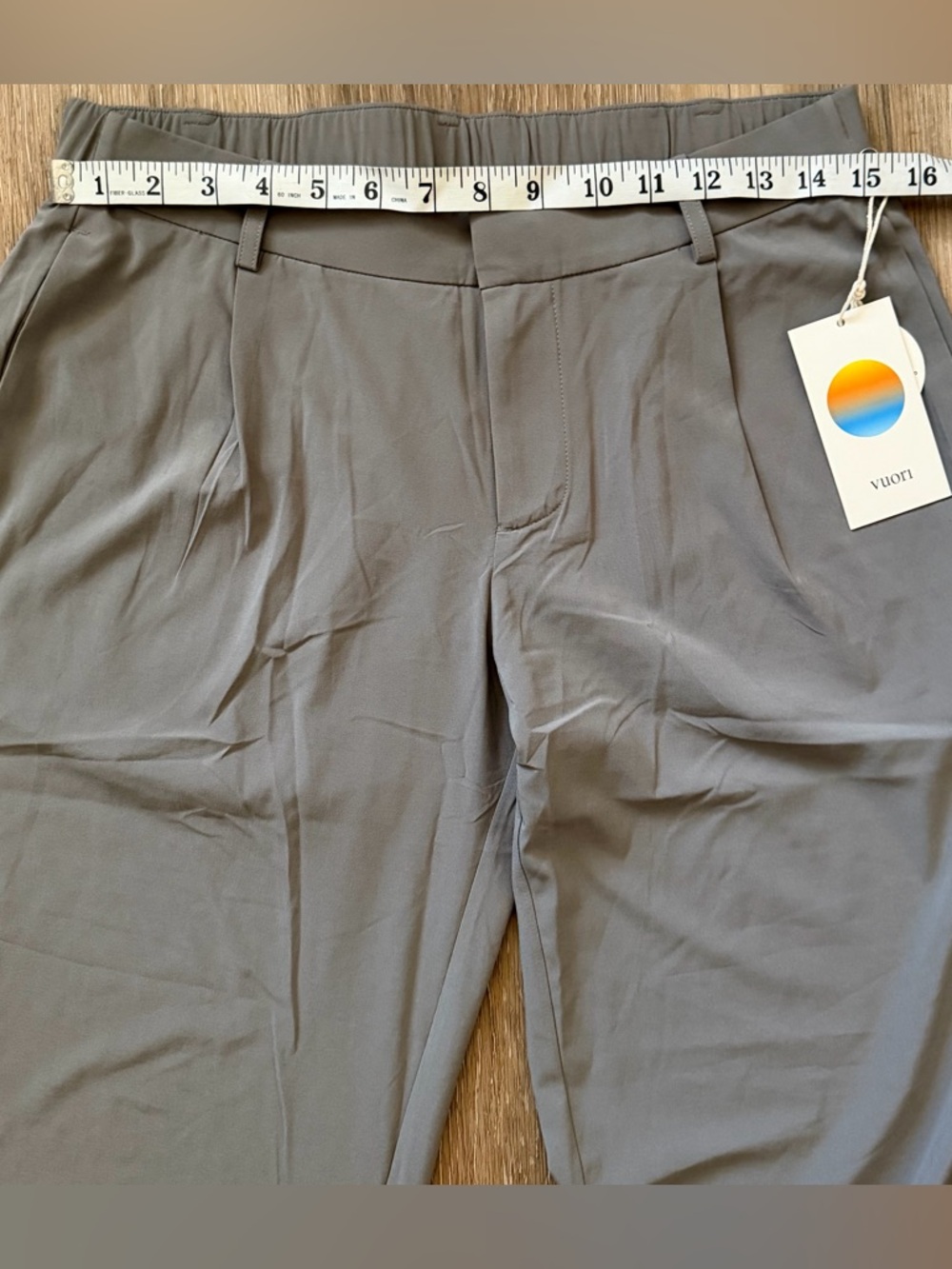 Vuori Villa Low Slung Trouser Cavern Grey Sz Small VW4361 NWT - Picture 5 of 6